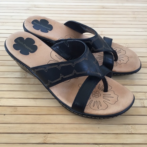Hush Puppies black sandals - Picture 4 of 5